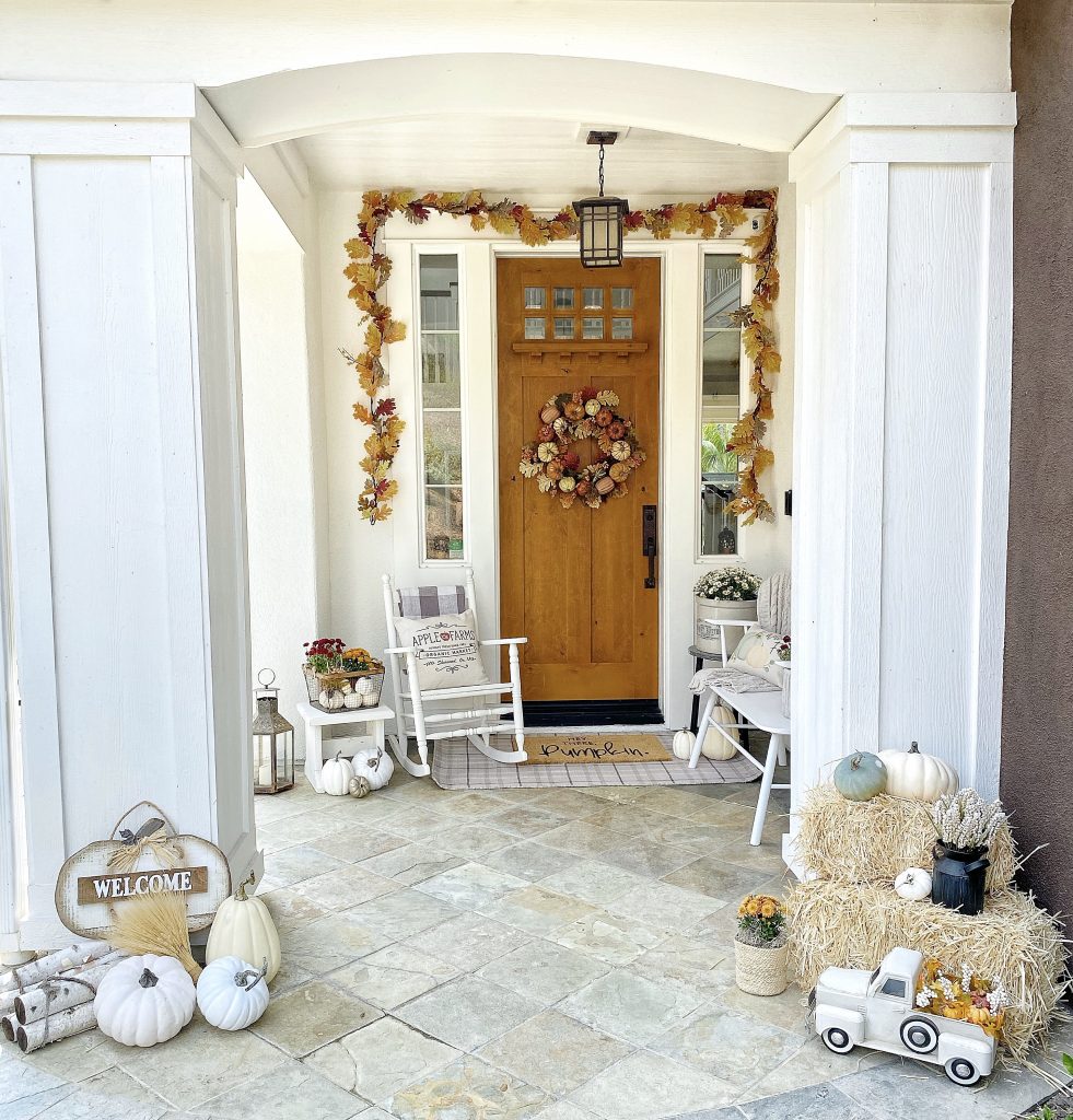 How to make a festive and pretty fall front porch