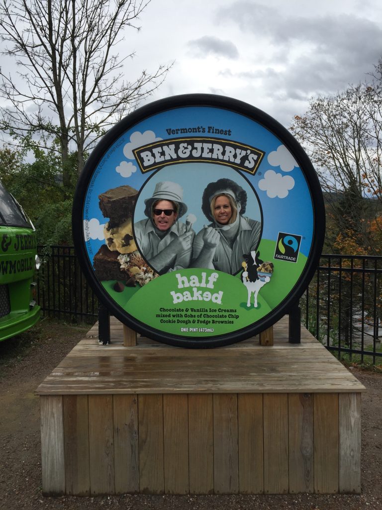 Ben and Jerry's Ice Cream Factory How to spend five fall days in Vermont - leaf peeping in Vermont travel guide - fall foliage trip to Vermont