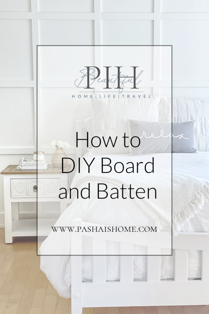 how to diy board and batten and grid walls