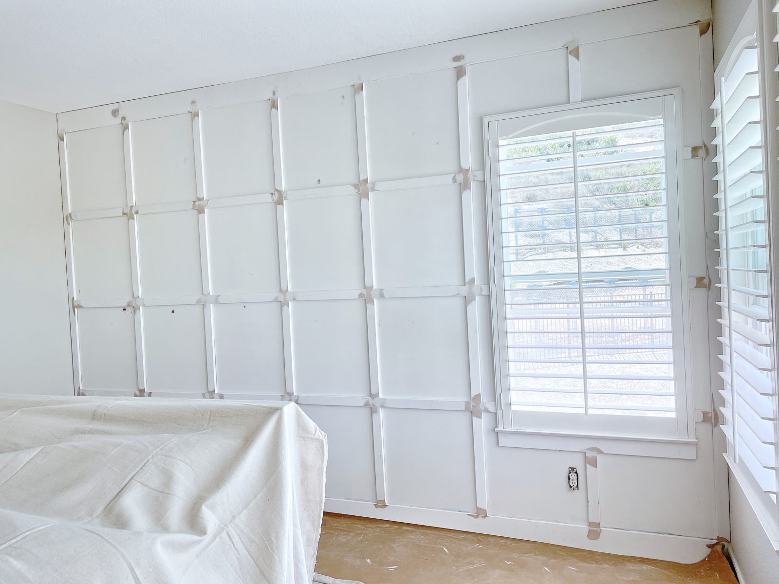 How to Do a Grid Accent Wall - Pasha is Home