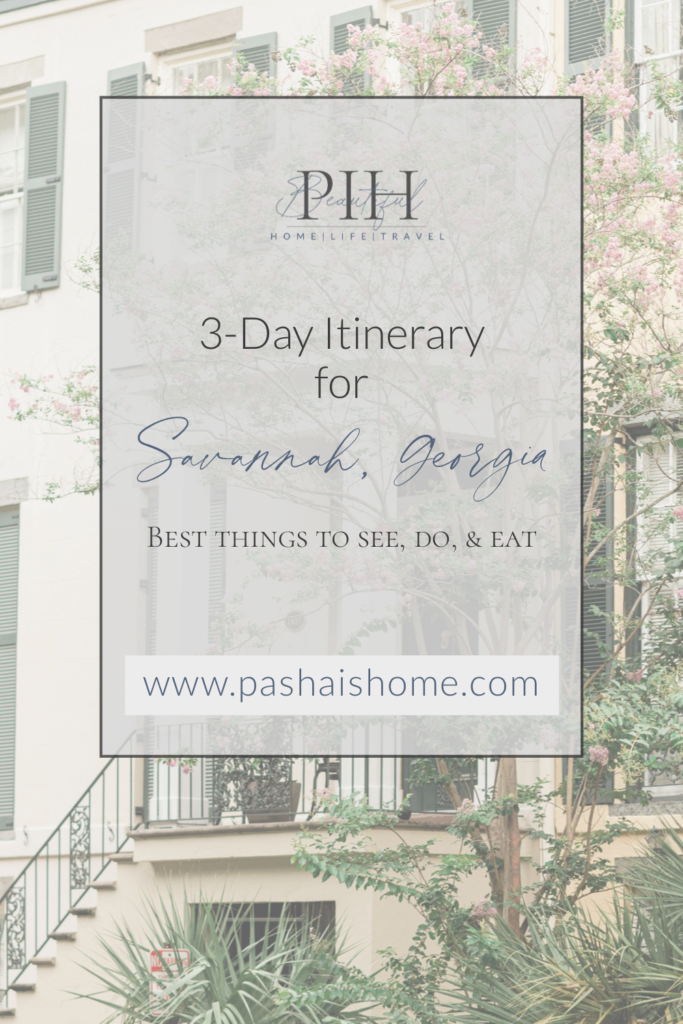 how to spend three days in savannah georgia itinerary historic district flytographer