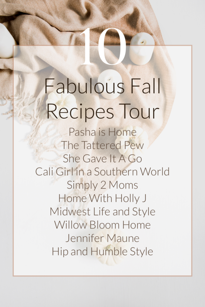 Ten Fabulous Fall Recipes - fall cookie recipes, fall soup recipes, fall treats recipes.  So many amazing fall recipes to bake and cook from ten different bloggers!

#fallrecipes #fallbaking #fallcookies #fallcooking