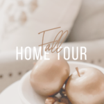 Come on in and tour my fall home for inspiration on how to have a seasonally decorated fall home with pumpkins, wreaths, wheat sheaths, and more! Paint colors are Sherwin Williams Accessible Beige and Frazee White Shadow and Sherwin Williams Pure White