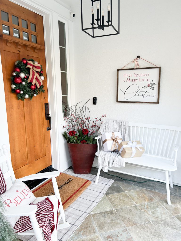 A home tour including inspiration for Christmas decor in the kitchen, living spaces, bedrooms, front porch and entryway.   

#christmasdecor #christmasinspo #christmashometour