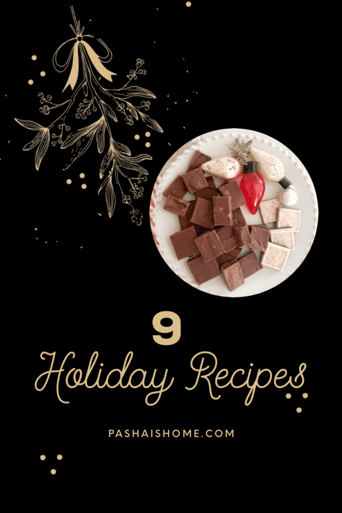 Nine of the best holiday recipes of the season for you to enjoy this year!  From Christmas fudge, caramels and cookies to Christmas morning quiche - there is so much deliciousness here!!

#Christmasbaking #holidaybaking #christmascookies #holidaytreats