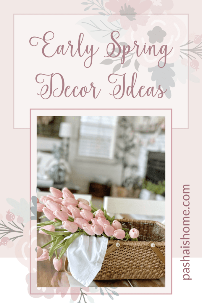 Easy ways to decorate your home for early spring | Spring decorating ideas for the home | Faux tulips | Home decorating inspiration | Easter decor | Spring decor | Spring decorations 

#easterdecor #fauxflowers #springdecor #booksfordecor