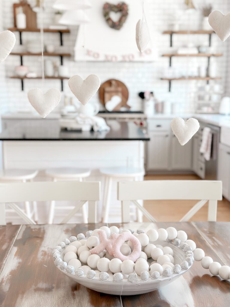 Easy and subtle Valentine's Day decor ideas to help you get in the spirit of love.  Plenty of neutral Valentine's Day decor ideas for you to implement around your house.  Including lots of white and pink decor to make it pretty for the whole month of February!

valentines day decor 
galentines day decor 
valentines day inspo 
home decor inspo