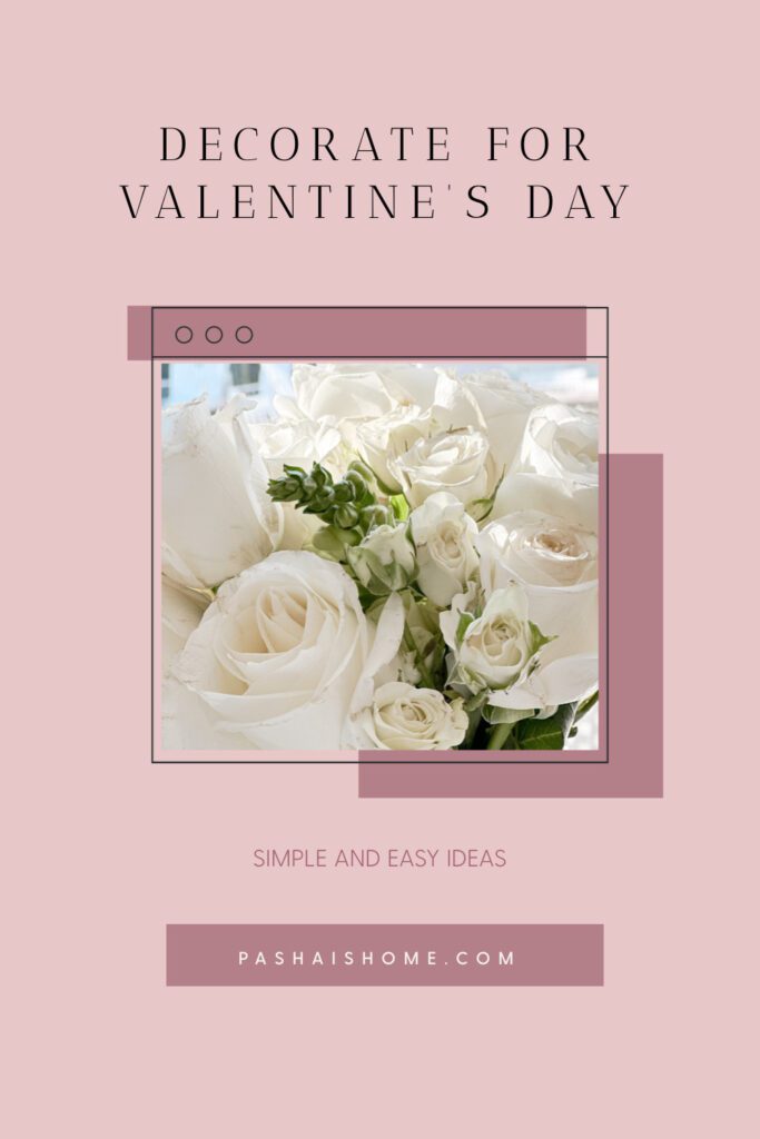 Easy and subtle Valentine's Day decor ideas to help you get in the spirit of love.  Plenty of neutral Valentine's Day decor ideas for you to implement around your house.  Including lots of white and pink decor to make it pretty for the whole month of February!

valentines day decor 
galentines day decor 
valentines day inspo 
home decor inspo