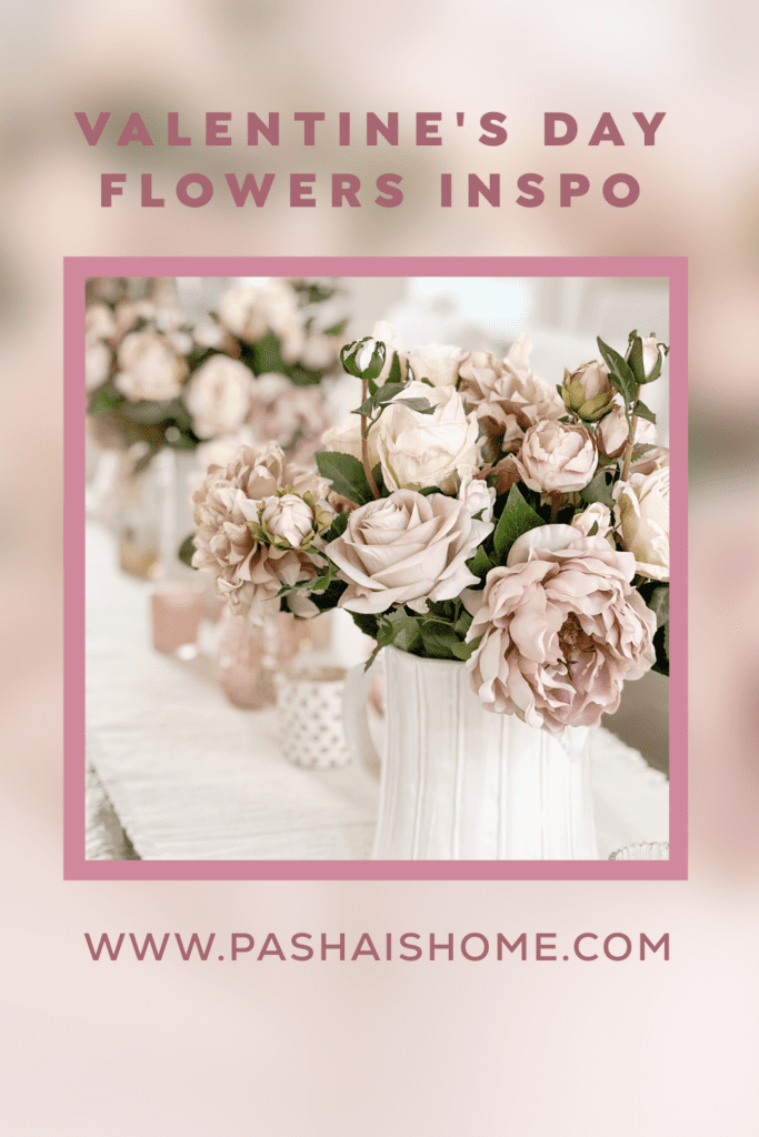 Pretty Valentine's Day flower ideas with some of my favorite tips on where to get flowers and how to use them around your home to make it gorgeous!

#valentinesday #flowerarrangements #flowers #galentinesday  