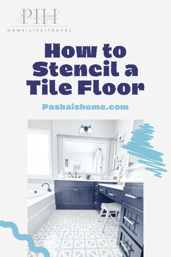 How to stencil a tile floor | Paint a tile floor | Bathroom Update | Update your room with paint | Painted floors | Bathroom remodel | Laundry room remodel | Stencil project | DIY bathroom update | DIY stencil 

#bathroomremodel #bathroomupdate #stenciledfloors