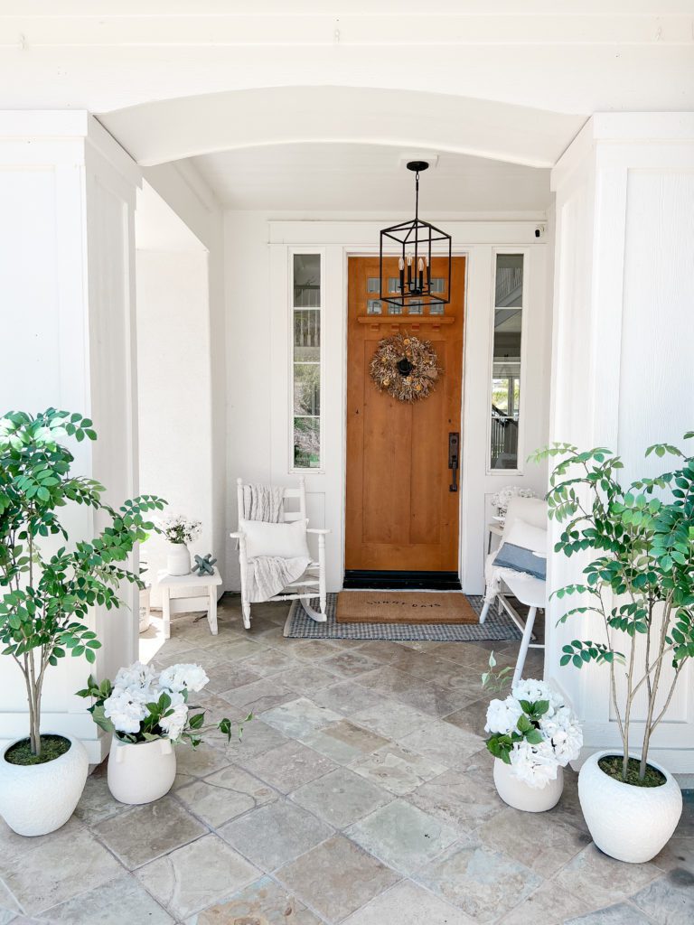 Three Simple Ideas for a Welcoming Midsummer Front Porch | Front Porch Inspiration | Summer Doormat | Summer Flowers | Dried Flower Wreaths | Make a Good First Impression with your Front Porch | Home Exterior Views | Summer Wreath | Home Decor | Home Exterior Decor 

#frontporch #summerdecor #exteriorhome 