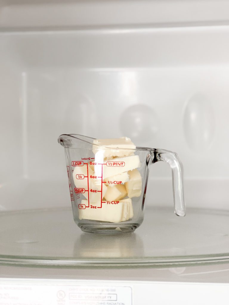 Butter in microwave