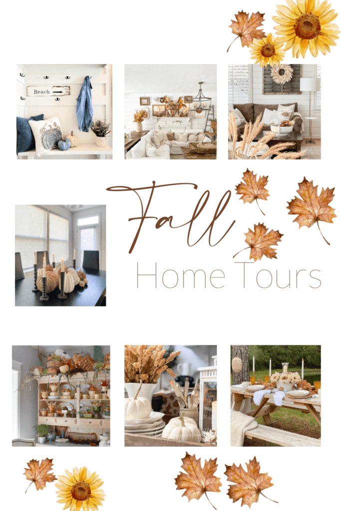 Simple Ideas For A Cozy Fall Family Room | A Fall Family Room Home Tour | Fall Decor Ideas for the Family Room | Family Room Decor | Faux Fall Trees | Fall Pillows | Sherwin Williams Accessible Beige | Sherwin Williams Pure White | Faux Apples and Faux Pumpkins | A Fall Oriented Mantel | Fall Decor on the Coffee Table 