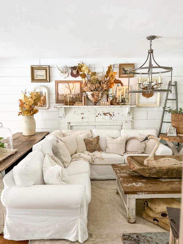 Simple Ideas For A Cozy Fall Family Room - Pasha is Home