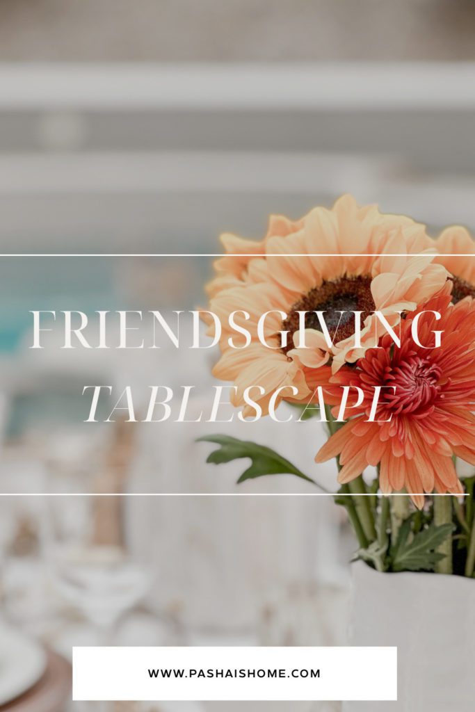 How to Set The Perfect Friendsgiving Table | How to set a Thanksgiving table | Items to use for a Friendsgiving or Thanksgiving dinner party | Thanksgiving table decor | Thanksgiving napkins | Thanksgiving centerpieces | Friendsgiving centerpieces | How to host a Friendsgiving dinner party | Urban Stems fall floral bouquets | Thankful napkins on pumpkin plates with copper chargers 