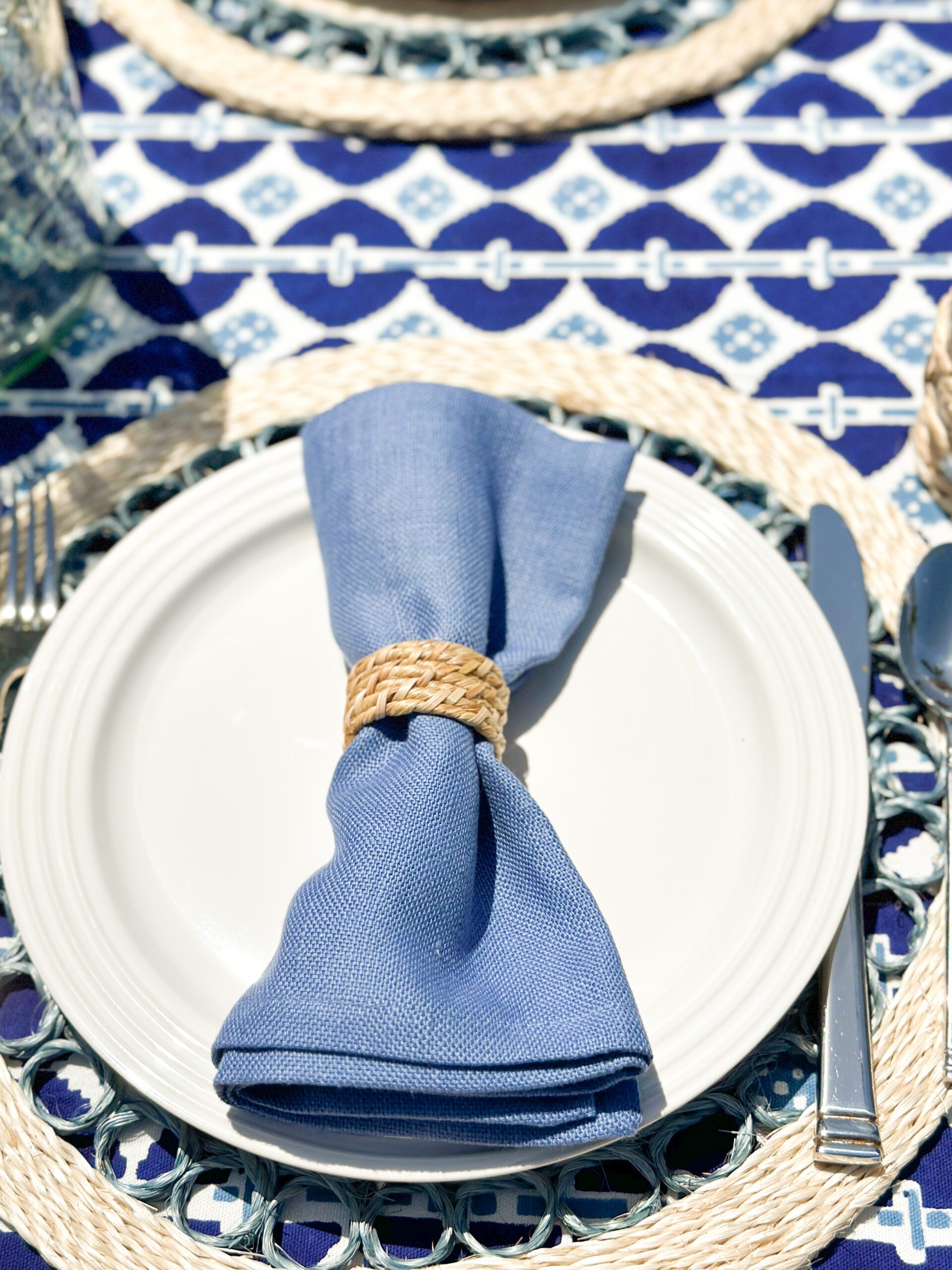 Happy Father's Day Tableware Decoration Set - Banner, Plates, Cups, Napkins, Cutlery & Tablecloth (Whole Party Kit)