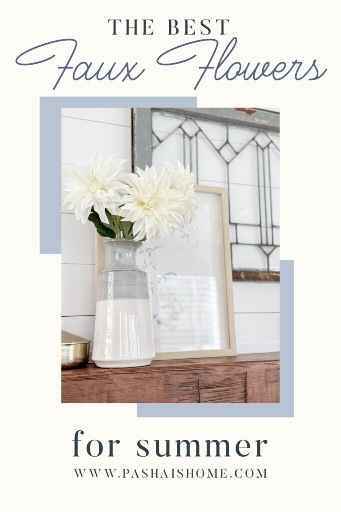 The best faux flower finds this summer | Best faux hydrangeas | Faux Lavender | Best faux flower stems | Summer flowers | Decorating with faux flowers | Summer decorating 