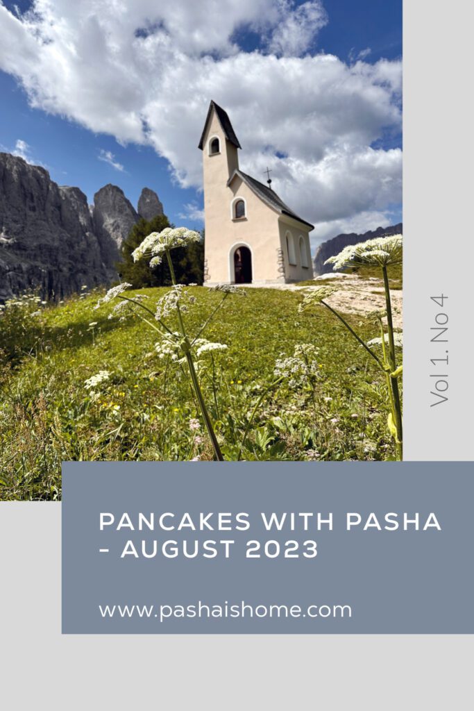 Pancakes with Pasha | Fun summer fashion finds | Finland travel guides | Best books to read this summer | Photos of trip to The Dolomites in Italy | End of Summer Days and Pancakes with Pasha