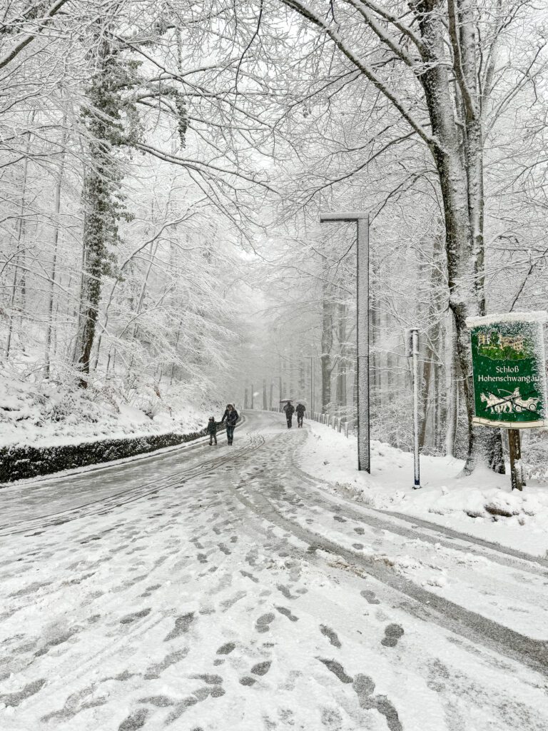 A Winter Day Trip Guide to Neuschwanstein Castle and Füssen Germany | Everything you need to know for a day trip to Neuschwanstein Castle and Fussen | Best day trips from Munich | How to do a day trip from Munich to Neuschwanstein Castle | How much time to spend in Fussen Germany | A snowy winter visit to Neuschwanstein Castle and Fussen in Bavaria Germany | Marienbrucke at Neuschwanstein Castle | What you need to know for a Neuschwanstein Castle visit 