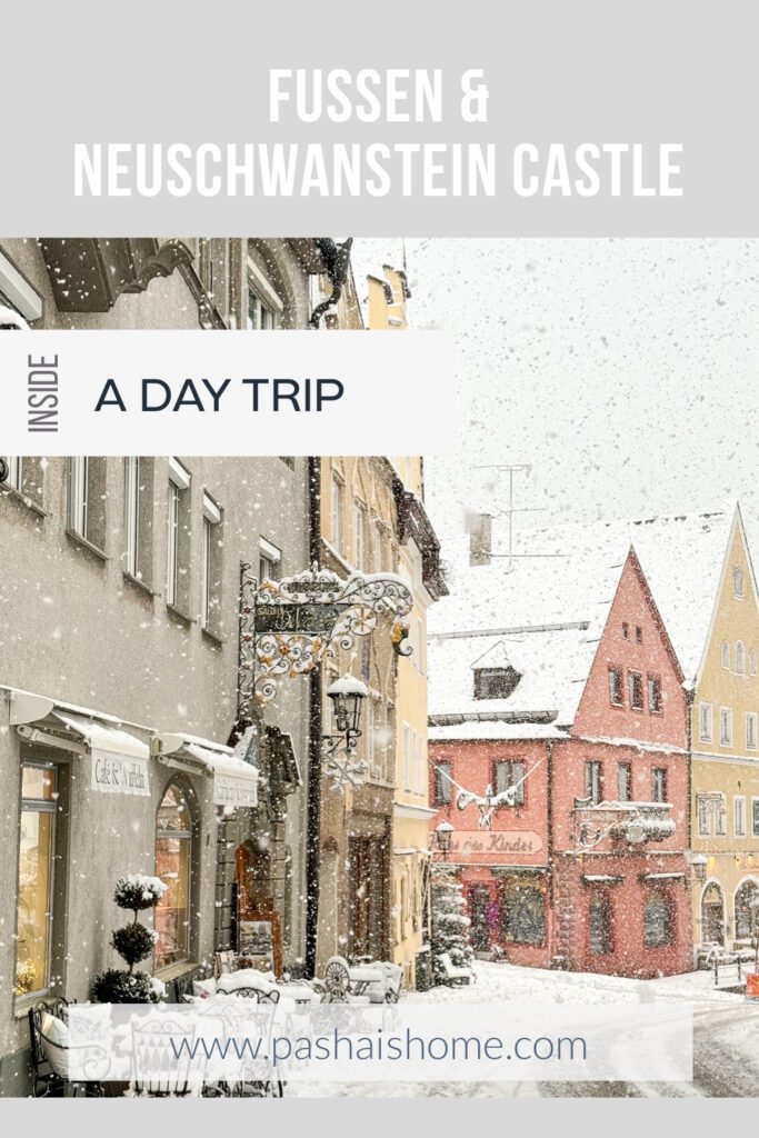 A Winter Day Trip Guide to Neuschwanstein Castle and Füssen Germany | Everything you need to know for a day trip to Neuschwanstein Castle and Fussen | Best day trips from Munich | How to do a day trip from Munich to Neuschwanstein Castle | How much time to spend in Fussen Germany | A snowy winter visit to Neuschwanstein Castle and Fussen in Bavaria Germany | Marienbrucke at Neuschwanstein Castle | What you need to know for a Neuschwanstein Castle visit 