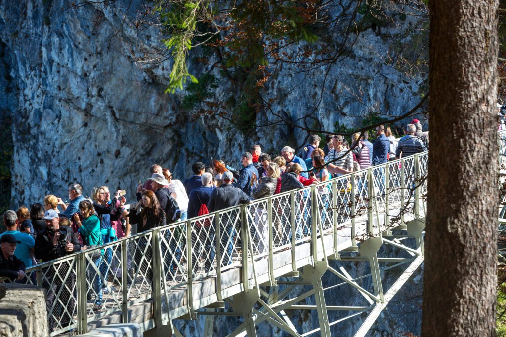 A Winter Day Trip Guide to Neuschwanstein Castle and Füssen Germany | Everything you need to know for a day trip to Neuschwanstein Castle and Fussen | Best day trips from Munich | How to do a day trip from Munich to Neuschwanstein Castle | How much time to spend in Fussen Germany | A snowy winter visit to Neuschwanstein Castle and Fussen in Bavaria Germany | Marienbrucke at Neuschwanstein Castle | What you need to know for a Neuschwanstein Castle visit 