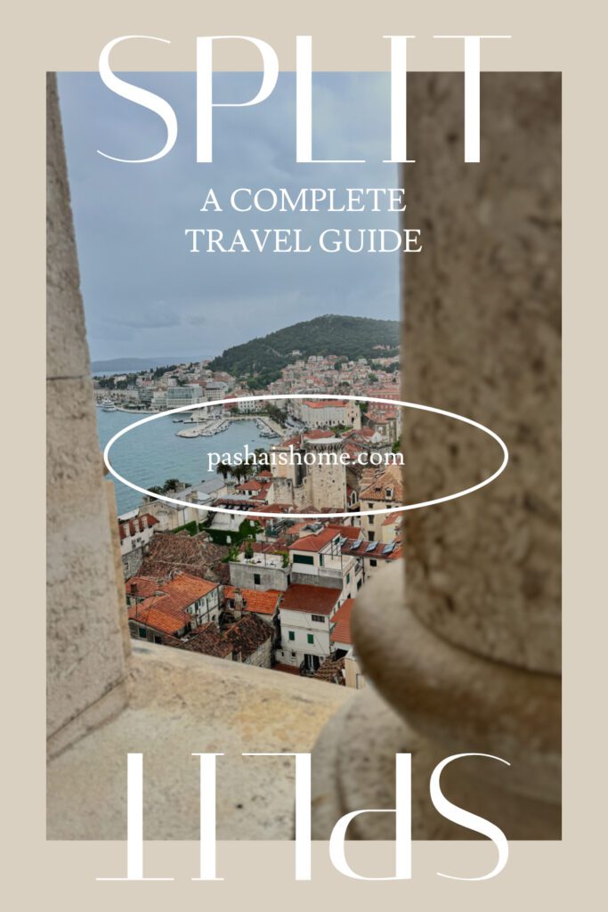 Three Days in Split: A complete guide to exploring Croatia including the charm and beauty of Croatia's coastal gem city | Best hotel in Split Croatia | Best restaurants in Split Croatia | Top things to see in Split Croatia | A Split Croatia 3 day itinerary | Best things to do in Split Croatia | Off the beaten path things to do in Split | Unique and secret things to do in Split | A complete Split travel guide | How to spend 3 days in Split Croatia 