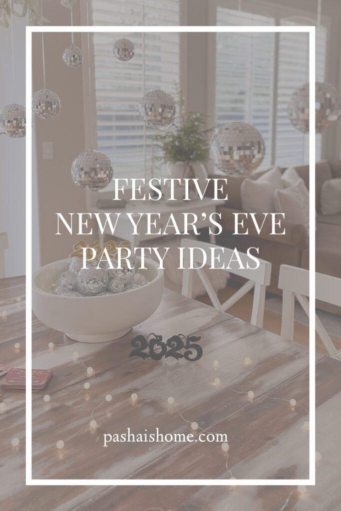 How to host a festive New Year's Eve Party | Festive New Year's Eve party ideas | Unique ways to host a New Year's eve party | How to make your own New Years Eve ball drop | What decorations to use for a New Year's Eve Party | what food to serve at a NYE party | A NYE party bar at home 