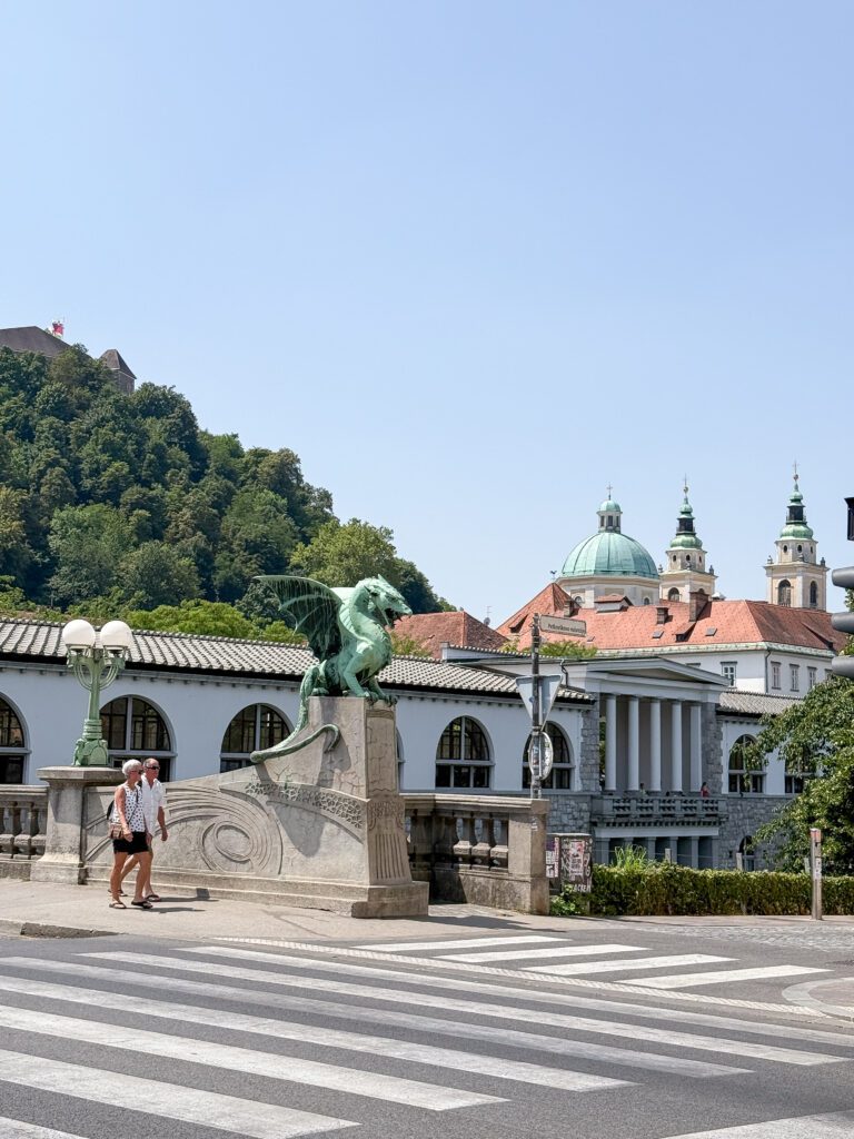 A Ljubljana Slovenia Travel Guide | What to see, do and eat in Ljubljana | Best five star hotel in Ljubljana Slovenia | How many days to visit Slovenia | What are the top sights to see in Ljubljana | Best places to eat in Ljubljana | A ten day Slovenia itinerary including Ljubljana and the Julian Alps | Top things to see in Ljubljana | Best day trips from Ljubljana | What to wear in Slovenia in summer | Top Instagram photo spots in Ljubljana | Best Instaworthy spots in Ljubljana | Where to fly into for Slovenia