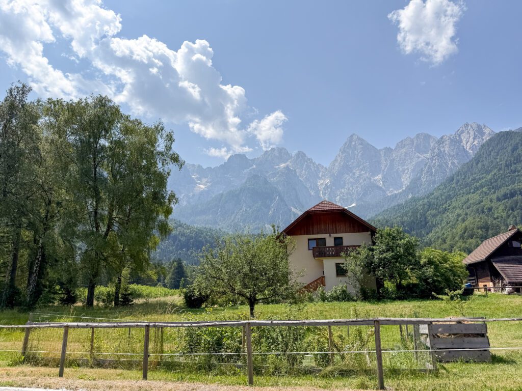 Slowing down in the Julian Alps of Slovenia | Where to stay to visit the Julian Alps in Slovenia | How long to spend at Lake Bled | Where to stay outside of Lake Bled | What to do in the Julian Alps | Best hotels in the Julian Alps | Where to eat in the Julian Alps | Top 5 things to do in the Julian Alps | How to spend two days in the Julian Alps | How much time to spend in the Julian Alps | Renting a car in Slovenia
