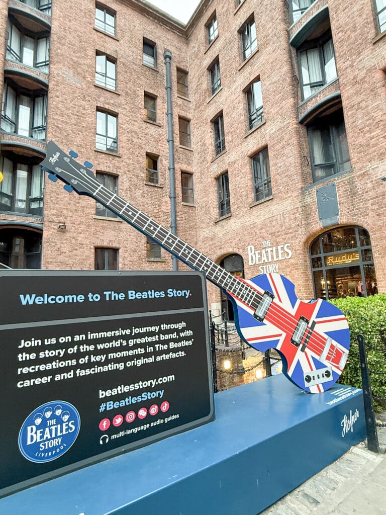 The Ultimate Liverpool England Travel Guide | What to do in Liverpool England | Best hotels in Liverpool England | 5 star hotels in Liverpool | Top things to do in Liverpool England | Best Beatles sights in Liverpool | Best private Beatles tour in Liverpool | The Cavern Club during International Beatles Week in August |  should you do a private beatles tour in Liverpool |  Fab 4 Taxi Tour for Beatles sights in Liverpool |  Penny Lane in Liverpool |  John Lennon Imagine statue in Liverpool |  Strawberry Field in Liverpool |  John Lennon's childhood home |  Eleanor Rigby's gravestone |  Where did John Lennon and Paul McCartney meet?  |  Paul McCartney's Childhood home |  Liverpool Cathedral |  The Georgian Quarter in Liverpool |  