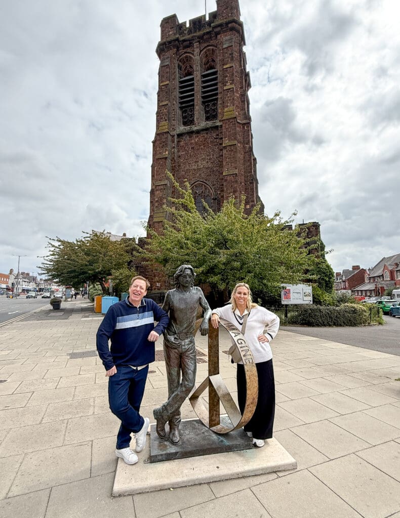 The Ultimate Liverpool England Travel Guide | What to do in Liverpool England | Best hotels in Liverpool England | 5 star hotels in Liverpool | Top things to do in Liverpool England | Best Beatles sights in Liverpool | Best private Beatles tour in Liverpool | The Cavern Club during International Beatles Week in August |  should you do a private beatles tour in Liverpool |  Fab 4 Taxi Tour for Beatles sights in Liverpool |  Penny Lane in Liverpool |  John Lennon Imagine statue in Liverpool |  