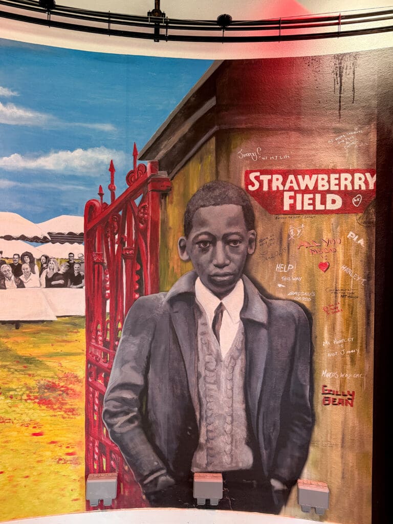 The Ultimate Liverpool England Travel Guide | What to do in Liverpool England | Best hotels in Liverpool England | 5 star hotels in Liverpool | Top things to do in Liverpool England | Best Beatles sights in Liverpool | Best private Beatles tour in Liverpool | The Cavern Club during International Beatles Week in August |  should you do a private beatles tour in Liverpool |  Fab 4 Taxi Tour for Beatles sights in Liverpool |  Penny Lane in Liverpool |  John Lennon Imagine statue in Liverpool |  Strawberry Field in Liverpool |  John Lennon's childhood home |  Eleanor Rigby's gravestone |  Where did John Lennon and Paul McCartney meet?  |  Paul McCartney's Childhood home |  