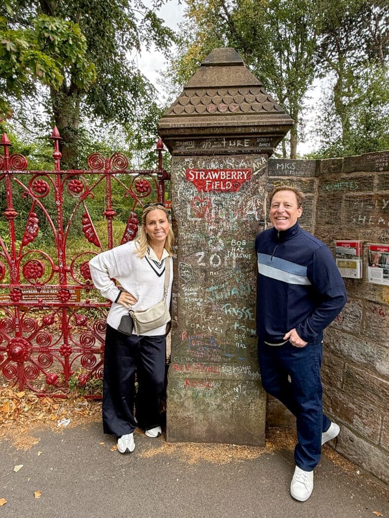 The Ultimate Liverpool England Travel Guide | What to do in Liverpool England | Best hotels in Liverpool England | 5 star hotels in Liverpool | Top things to do in Liverpool England | Best Beatles sights in Liverpool | Best private Beatles tour in Liverpool | The Cavern Club during International Beatles Week in August |  should you do a private beatles tour in Liverpool |  Fab 4 Taxi Tour for Beatles sights in Liverpool |  Penny Lane in Liverpool |  John Lennon Imagine statue in Liverpool |  Strawberry Field in Liverpool |  John Lennon's childhood home |  Eleanor Rigby's gravestone |  Where did John Lennon and Paul McCartney meet?  |  Paul McCartney's Childhood home |  Liverpool Cathedral |  The Georgian Quarter in Liverpool |  