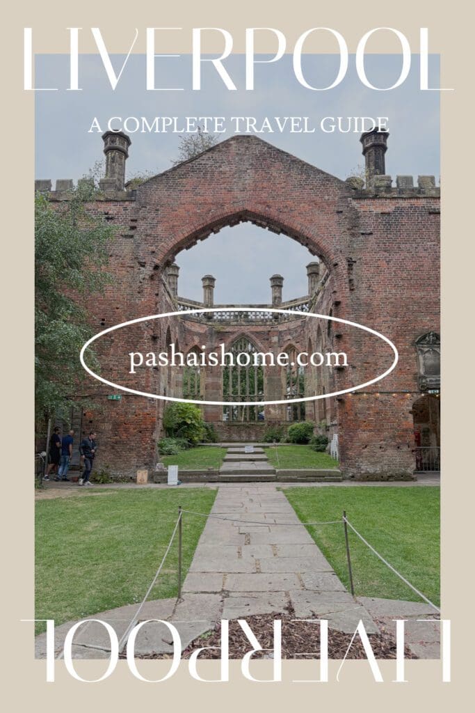 The Ultimate Liverpool England Travel Guide | What to do in Liverpool England | Best hotels in Liverpool England | 5 star hotels in Liverpool | Top things to do in Liverpool England | Best Beatles sights in Liverpool | Best private Beatles tour in Liverpool | St Luke's Bombed Out Church in Liverpool 