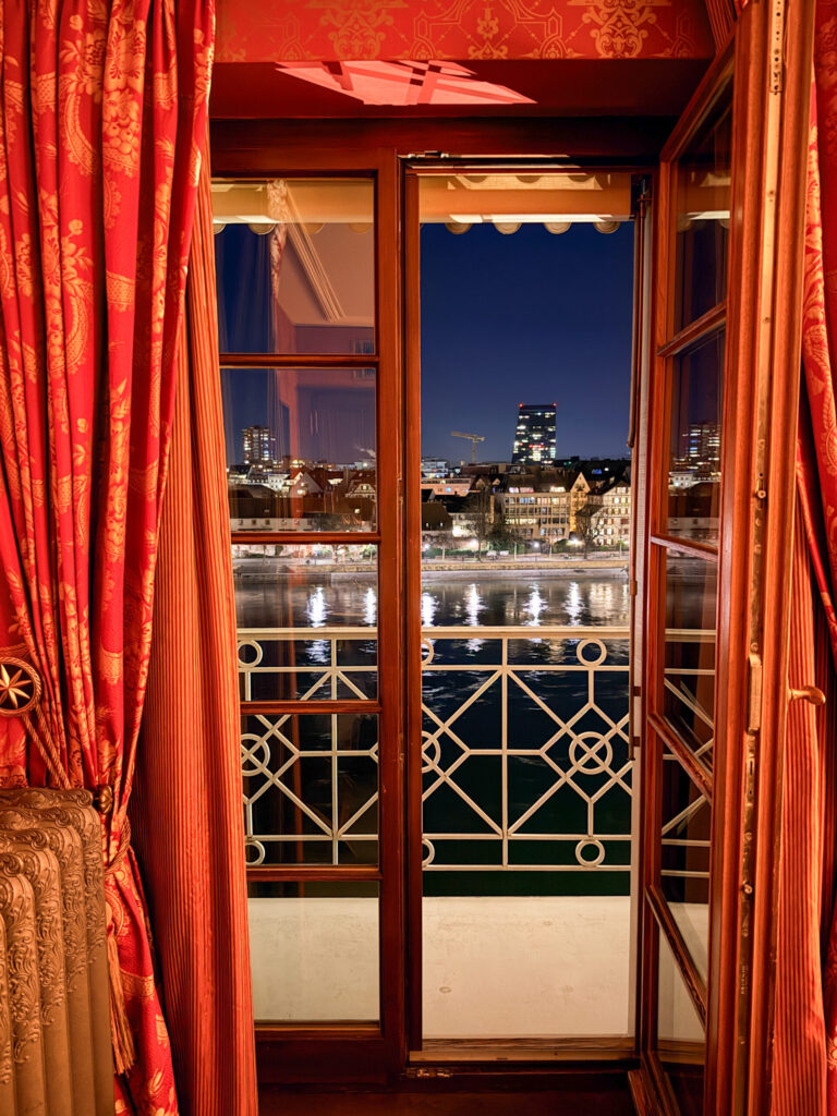 Basel Switzerland at Christmas TIme - A Complete Guide | Why I will always take a European Christmas Market trip every year | Top European Christmas Market to avoid massive crowds | Best Christmas Markets in Switzerland | Reasons to book a Flytographer photo shoot in Europe at Christmas time | Best five star hotels in Basel Switzerland | Top things to see and do in Basel at Christmas time | What to wear to the Basel Christmas market | How many days to spend in Basel for Christmas market trip | Where to find the Magical Christmas Courtyards in Basel | Visiting Basel Minster and what you need to know before climbing the tower | Visiting the Christmas Market in Basel | Reviews of Grand Hotel Les Trois Rois in Basel 