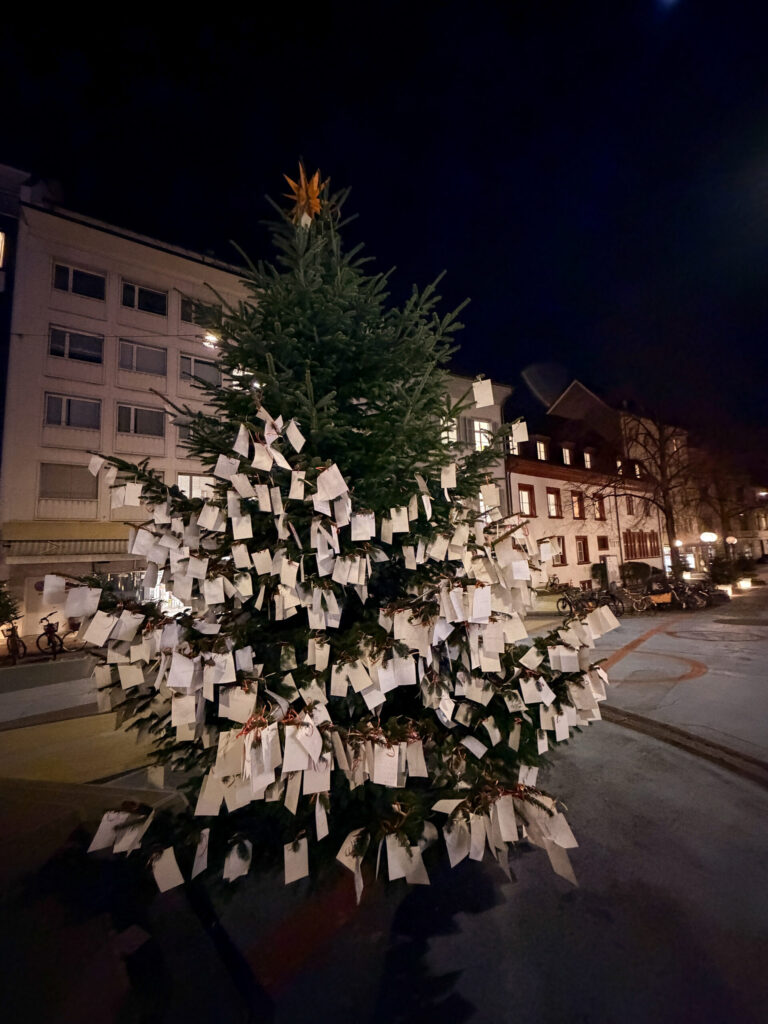 Basel Switzerland at Christmas TIme - A Complete Guide | Why I will always take a European Christmas Market trip every year | Top European Christmas Market to avoid massive crowds | Best Christmas Markets in Switzerland | Reasons to book a Flytographer photo shoot in Europe at Christmas time | Best five star hotels in Basel Switzerland | Top things to see and do in Basel at Christmas time | What to wear to the Basel Christmas market | How many days to spend in Basel for Christmas market trip | Where to find the Magical Christmas Courtyards in Basel 