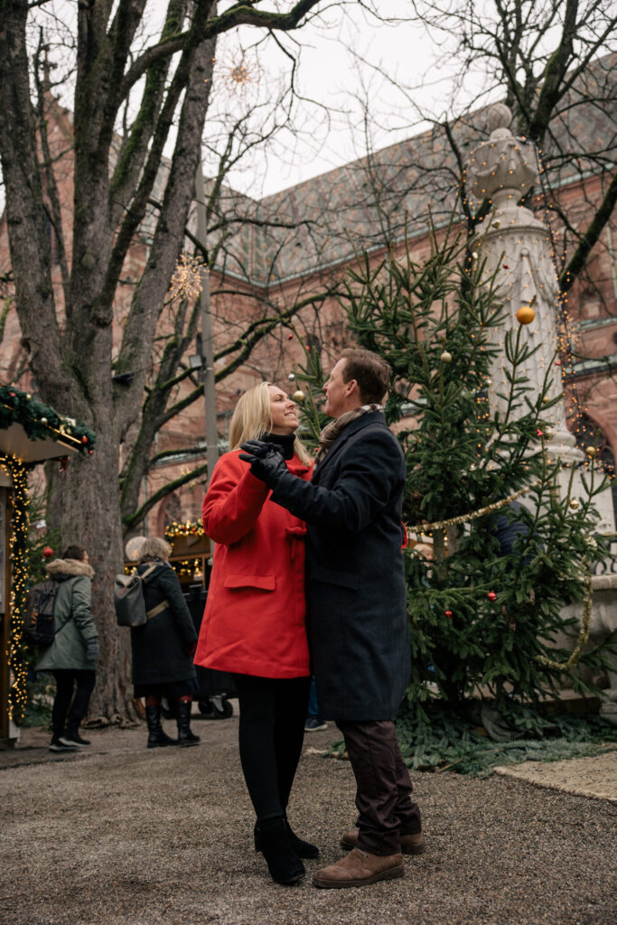 Basel Switzerland at Christmas TIme - A Complete Guide | Why I will always take a European Christmas Market trip every year | Top European Christmas Market to avoid massive crowds | Best Christmas Markets in Switzerland | Reasons to book a Flytographer photo shoot in Europe at Christmas time | Best five star hotels in Basel Switzerland | Top things to see and do in Basel at Christmas time | What to wear to the Basel Christmas market | How many days to spend in Basel for Christmas market trip 