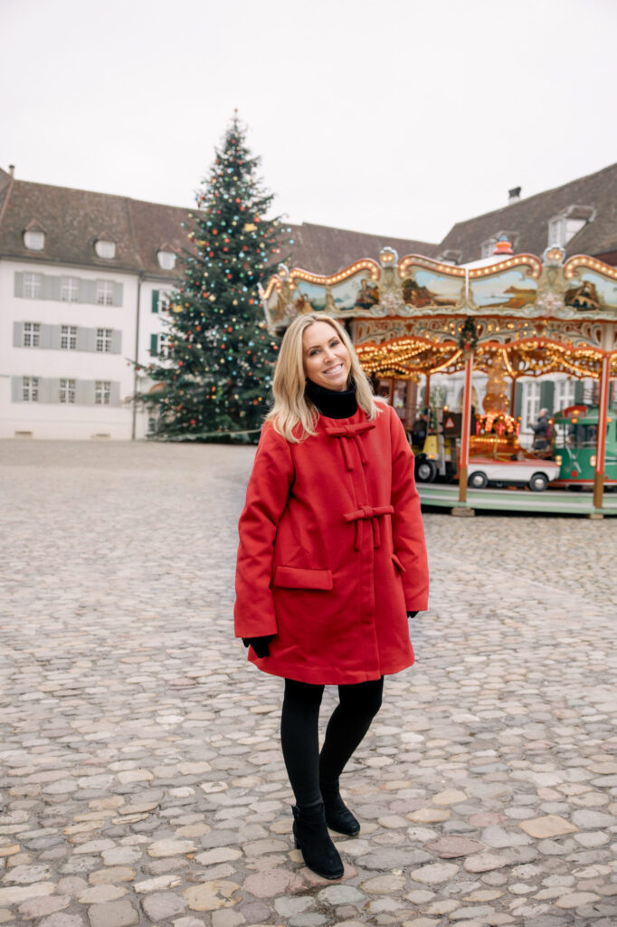 Basel Switzerland at Christmas TIme - A Complete Guide | Why I will always take a European Christmas Market trip every year | Top European Christmas Market to avoid massive crowds | Best Christmas Markets in Switzerland | Reasons to book a Flytographer photo shoot in Europe at Christmas time | Best five star hotels in Basel Switzerland | Top things to see and do in Basel at Christmas time | What to wear to the Basel Christmas market | How many days to spend in Basel for Christmas market trip 