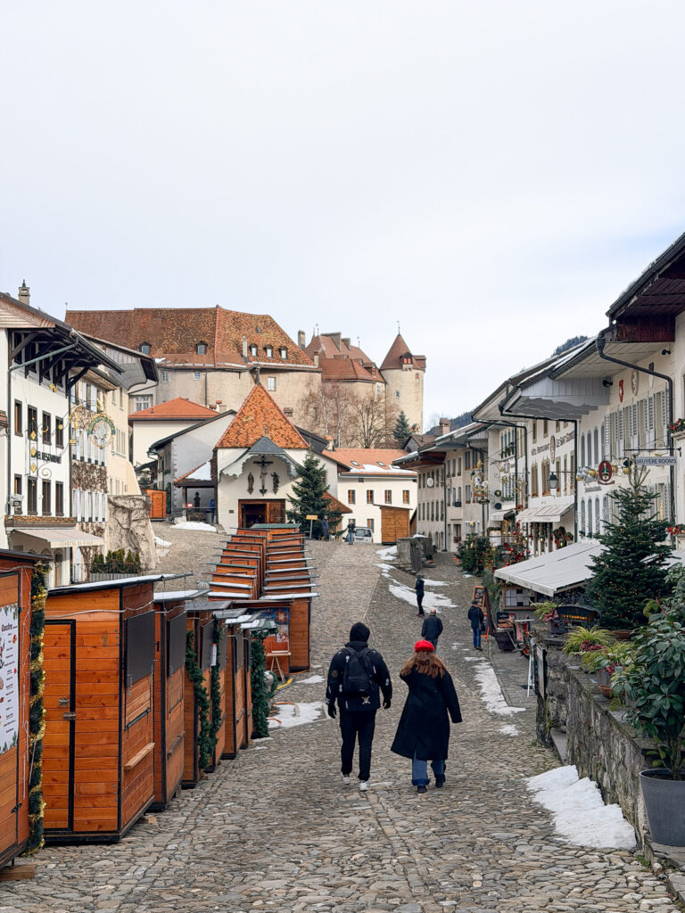 A Montreux Switzerland Christmas Market guide | An honest opinion about the Montreux Christmas market and if it deserves to be considered one of the best in Europe | Where to stay to visit the Montreux Christmas Market | Things to see near Montreux in December | what to do in the Swiss Riviera in December | How many days to spend at the Montreux Christmas market | Chateau Chillon at Christmas time | Visiting Rochers de Naye from Montreux | A day trip to Vevey | How much time to spend at Chaplins World | Is Chaplins World worth visiting | A quick stop in Gruyeres | what to do in Gruyeres | What to do in Vevey | The best luxury hotels near Montreux | The best five star hotels in Montreux | The most luxurious 5 star hotels in the Swiss Riviera | Montreal Jazz festival | What Queen things are there to see in Montreux | Freddie Mercury and Queen in Montreux 