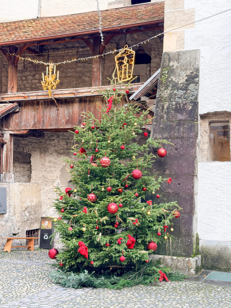 A Montreux Switzerland Christmas Market guide | An honest opinion about the Montreux Christmas market and if it deserves to be considered one of the best in Europe | Where to stay to visit the Montreux Christmas Market | Things to see near Montreux in December | what to do in the Swiss Riviera in December | How many days to spend at the Montreux Christmas market | Chateau Chillon at Christmas time | Visiting Rochers de Naye from Montreux | A day trip to Vevey | How much time to spend at Chaplins World | Is Chaplins World worth visiting | A quick stop in Gruyeres | what to do in Gruyeres | What to do in Vevey | The best luxury hotels near Montreux | The best five star hotels in Montreux | The most luxurious 5 star hotels in the Swiss Riviera | Montreal Jazz festival | What Queen things are there to see in Montreux | Freddie Mercury and Queen in Montreux 