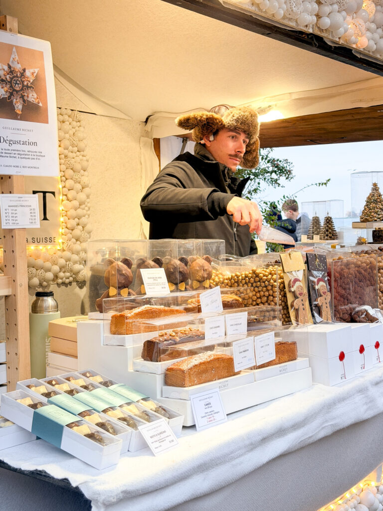 A Montreux Switzerland Christmas Market guide | An honest opinion about the Montreux Christmas market and if it deserves to be considered one of the best in Europe | Where to stay to visit the Montreux Christmas Market | Things to see near Montreux in December | what to do in the Swiss Riviera in December | How many days to spend at the Montreux Christmas market | Chateau Chillon at Christmas time | Visiting Rochers de Naye from Montreux | A day trip to Vevey | How much time to spend at Chaplins World | Is Chaplins World worth visiting | A quick stop in Gruyeres | what to do in Gruyeres | What to do in Vevey | The best luxury hotels near Montreux | The best five star hotels in Montreux | The most luxurious 5 star hotels in the Swiss Riviera | Montreal Jazz festival | What Queen things are there to see in Montreux | Freddie Mercury and Queen in Montreux 