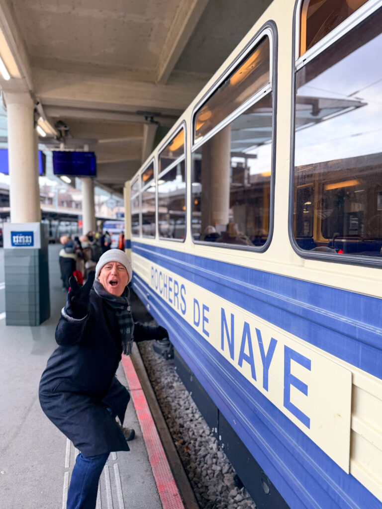 A Montreux Switzerland Christmas Market guide | An honest opinion about the Montreux Christmas market and if it deserves to be considered one of the best in Europe | Where to stay to visit the Montreux Christmas Market | Things to see near Montreux in December | what to do in the Swiss Riviera in December | How many days to spend at the Montreux Christmas market | Chateau Chillon at Christmas time | Visiting Rochers de Naye from Montreux | A day trip to Vevey | How much time to spend at Chaplins World | Is Chaplins World worth visiting | A quick stop in Gruyeres | what to do in Gruyeres | What to do in Vevey | The best luxury hotels near Montreux | The best five star hotels in Montreux | The most luxurious 5 star hotels in the Swiss Riviera | Montreal Jazz festival | What Queen things are there to see in Montreux | Freddie Mercury and Queen in Montreux 