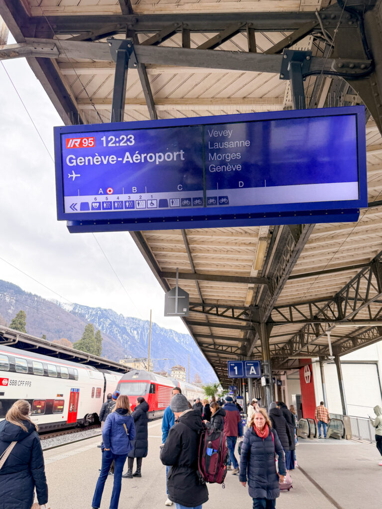 A Montreux Switzerland Christmas Market guide | An honest opinion about the Montreux Christmas market and if it deserves to be considered one of the best in Europe | Where to stay to visit the Montreux Christmas Market | Things to see near Montreux in December | what to do in the Swiss Riviera in December | How many days to spend at the Montreux Christmas market | Chateau Chillon at Christmas time | Visiting Rochers de Naye from Montreux | A day trip to Vevey | How much time to spend at Chaplins World | Is Chaplins World worth visiting | A quick stop in Gruyeres | what to do in Gruyeres | What to do in Vevey | The best luxury hotels near Montreux | The best five star hotels in Montreux | The most luxurious 5 star hotels in the Swiss Riviera | Montreal Jazz festival | What Queen things are there to see in Montreux | Freddie Mercury and Queen in Montreux 