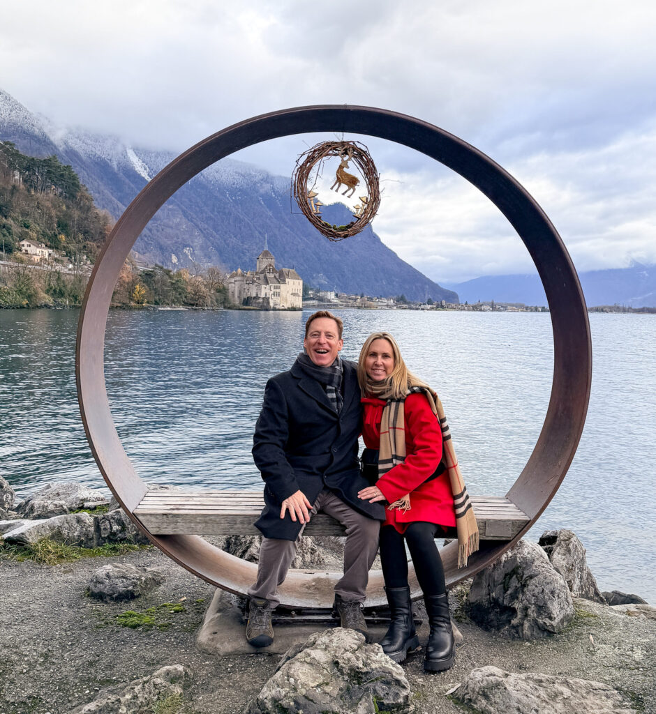 A Montreux Switzerland Christmas Market guide | An honest opinion about the Montreux Christmas market and if it deserves to be considered one of the best in Europe | Where to stay to visit the Montreux Christmas Market | Things to see near Montreux in December | what to do in the Swiss Riviera in December | How many days to spend at the Montreux Christmas market | Chateau Chillon at Christmas time | Visiting Rochers de Naye from Montreux | A day trip to Vevey | How much time to spend at Chaplins World | Is Chaplins World worth visiting | A quick stop in Gruyeres | what to do in Gruyeres | What to do in Vevey | The best luxury hotels near Montreux | The best five star hotels in Montreux | The most luxurious 5 star hotels in the Swiss Riviera | Montreal Jazz festival | What Queen things are there to see in Montreux | Freddie Mercury and Queen in Montreux 