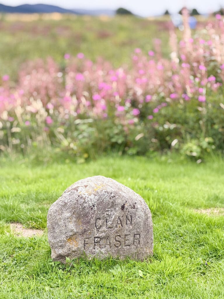 Scottish Highlands Travel Guide: Best things to do near Inverness and Glencoe | Culloden Battlefield near Inverness | What to do near Inverness | Jacobite battles in Scottish history | where to learn about Jacobite history in Scotland | Outlander sights in Scotland | Fraser Clan memorial stone at Culloden Battlefield