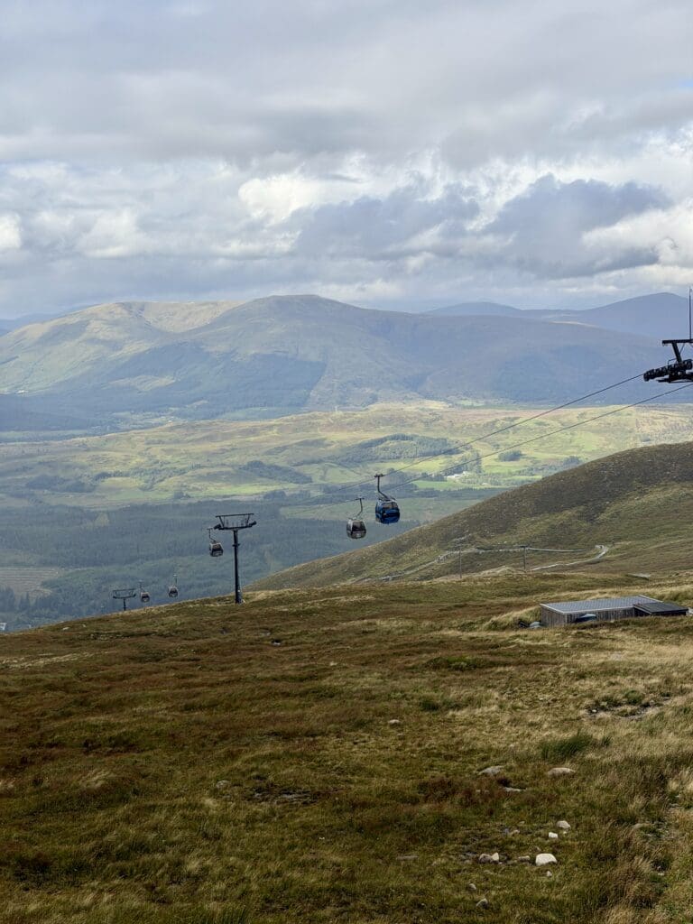 Scottish Highlands Travel Guide: Best things to do near Inverness and Glencoe | Nevis Range Mountain Gondola views