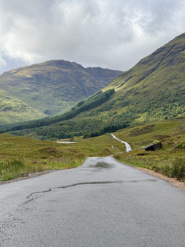 Scottish Highlands Travel Guide: Best things to do near Inverness and Glencoe | Glen Etive Road and what to see and do there | James Bond Road from Skyfall movie in Scottish Highlands