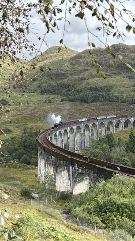 Scottish Highlands Travel Guide: Best things to do near Inverness and Glencoe | Glenfinnan Viaduct best tips for seeing the Jacobite Train and views