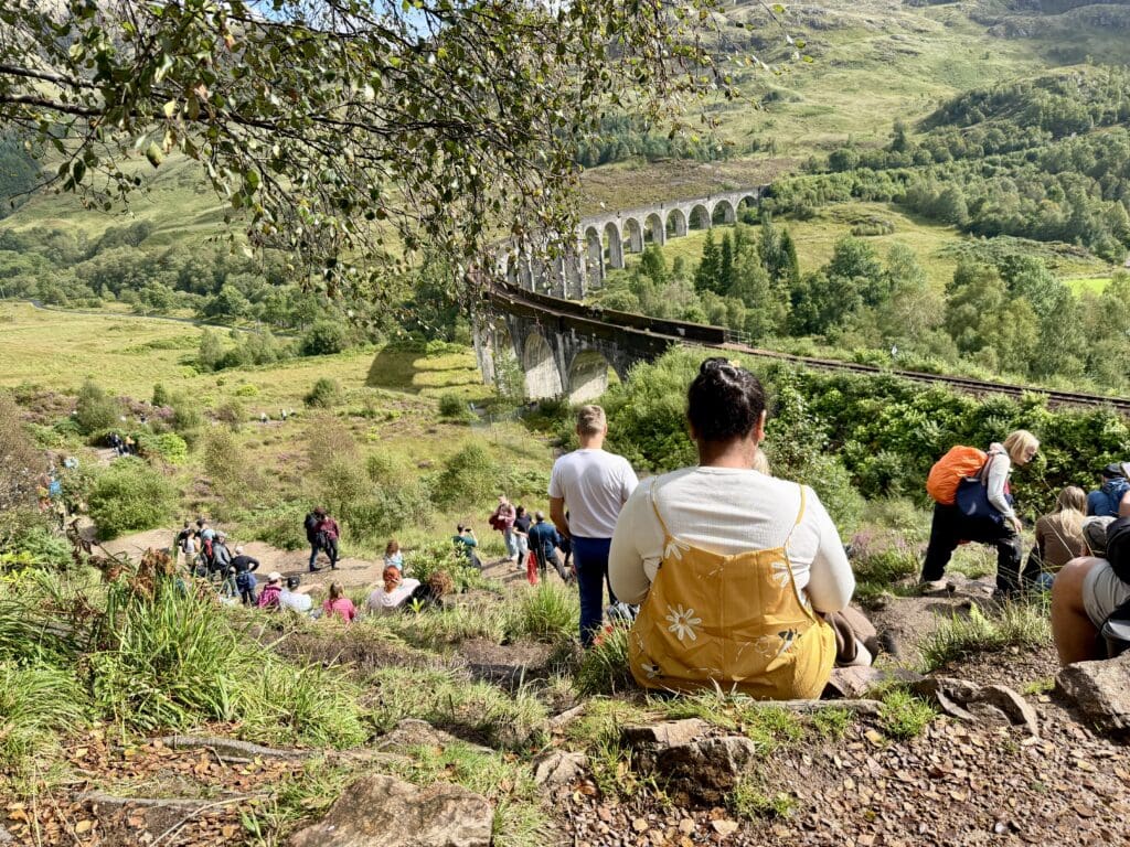 Scottish Highlands Travel Guide: Best things to do near Inverness and Glencoe | Glenfinnan Viaduct best tips for seeing the Jacobite Train and views